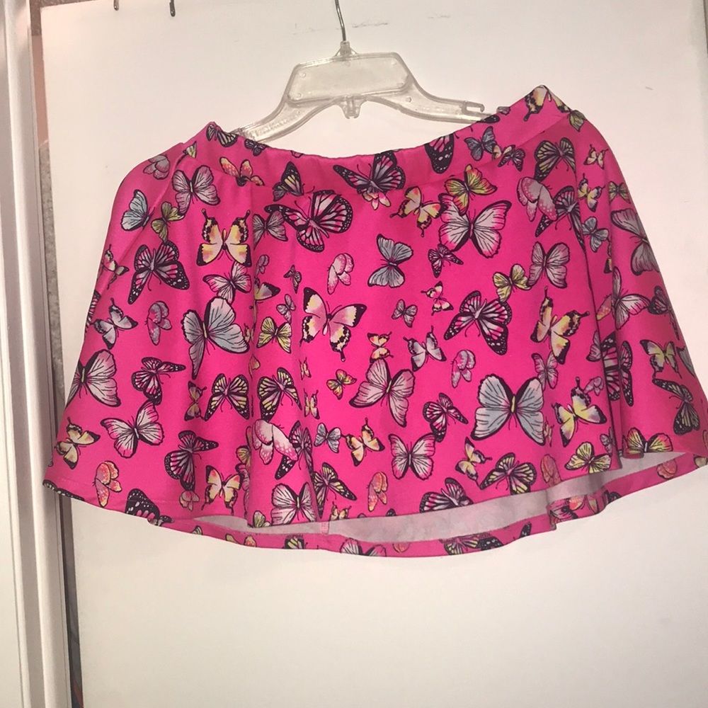 Pink butterflies skirt